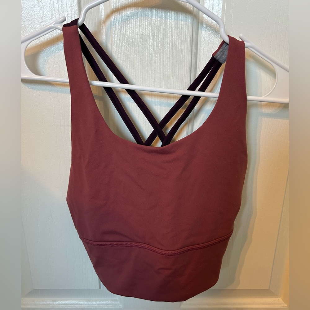 Women's Born Primitive Mauve Sports Bra NWOT